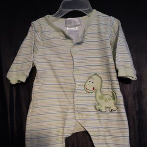 rumble tumble baby footed romper 3/6 months preowned